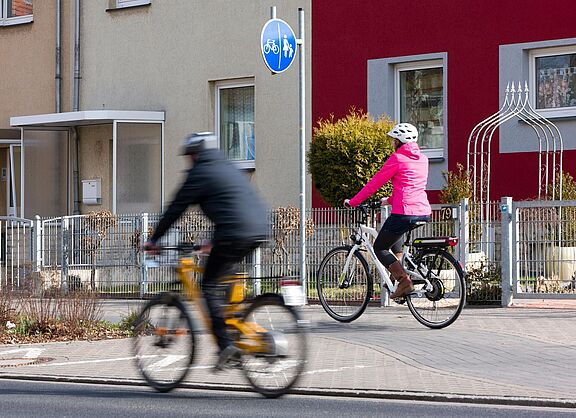 Gemeinsam genutzte Rad- und Gehwege 