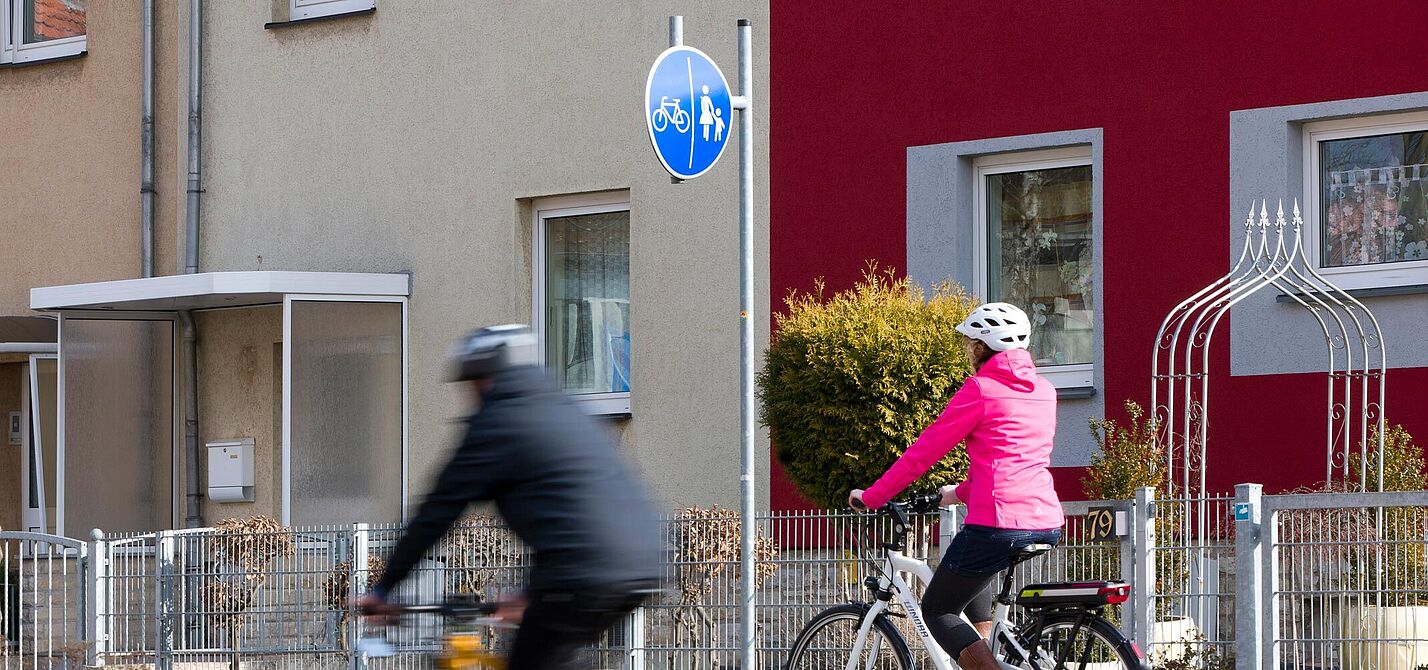 Gemeinsam genutzte Rad- und Gehwege 