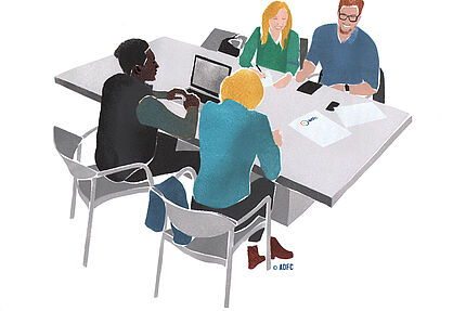 Planungsrunde Illustration